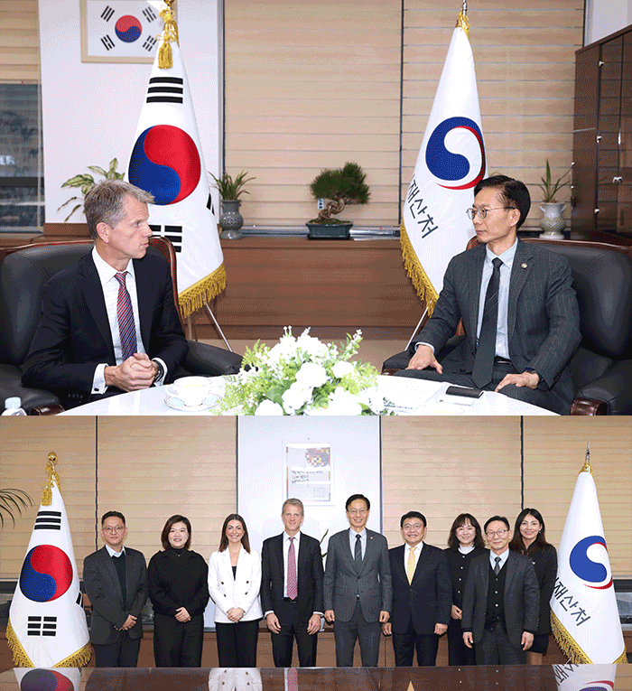 지식재산처장, LBR 관계자들과 환담