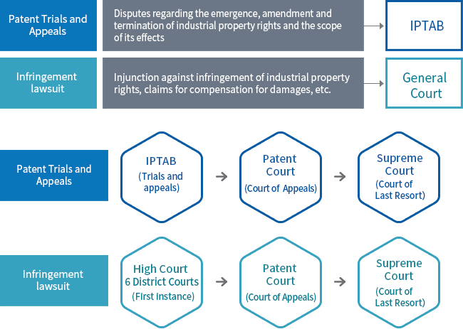 Structure of the IP Dispute Resolution